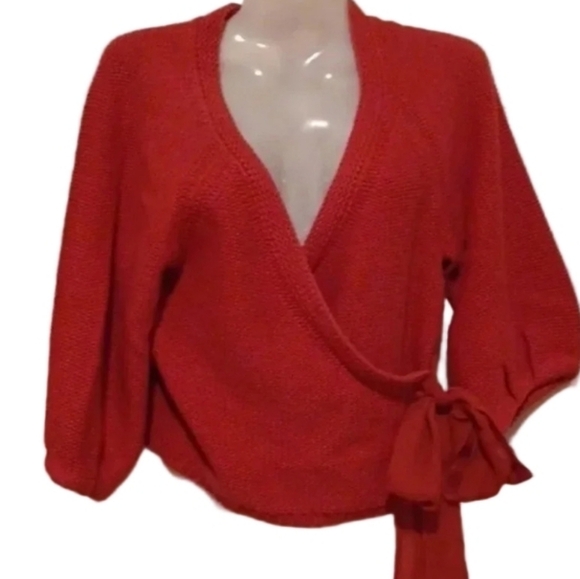 🌹beautiful color cardigan with a bow - Picture 2 of 11